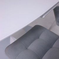 Стул Listvig Фин (светло-серый camaro 09/белый ткань)