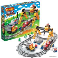 Конструктор Bauer Железная дорога 927 Поезд и конвейер на руднике Блокмена