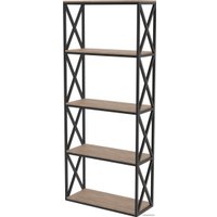 Стеллаж TMB Loft Саймон ЛДСП 60x40x160 (дуб давос трюфель)