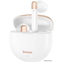 Наушники Baseus Encok W2 (белый/золотистый)