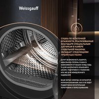 Сушильная машина Weissgauff WD 6010 Heat Pump Matt Black