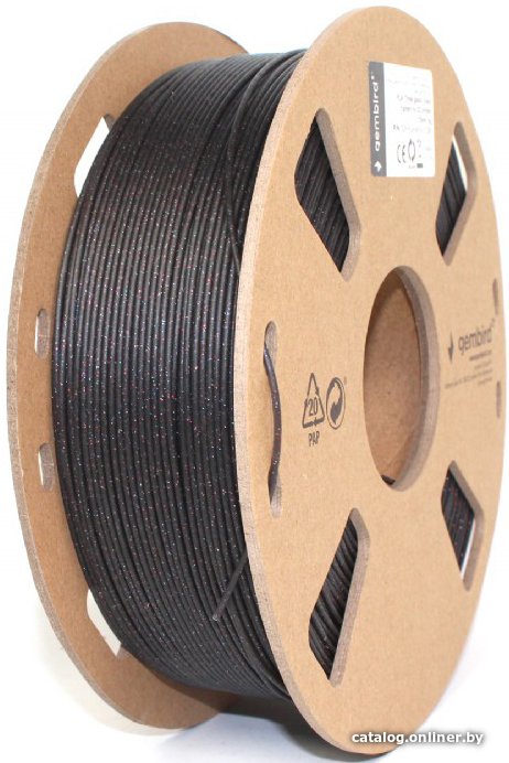 Филамент Gembird PLA 1.75 мм 1000 г 3DP-PLA-MX3-01-GBK (черный)
