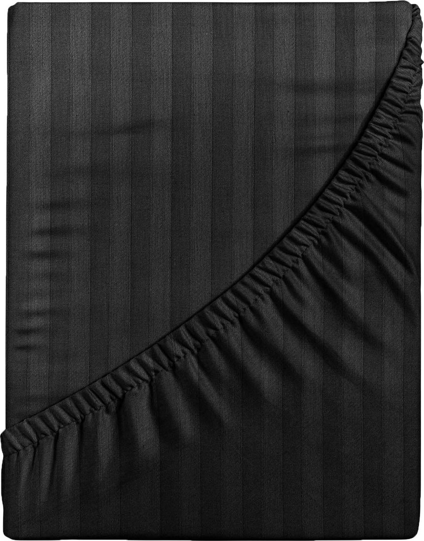 Простыня Verossa Stripe на резинке 200x200x30 784523 (Black)
