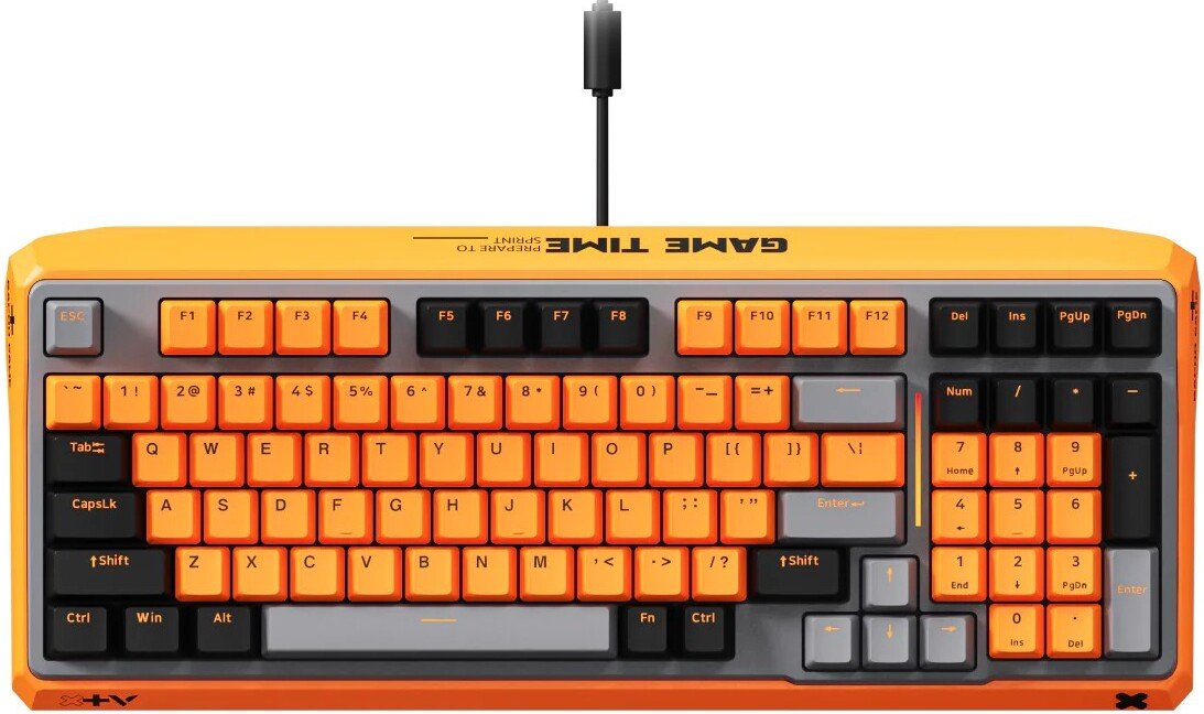 

Клавиатура Rapoo ESK750-98 (черный/серый/оранжевый)