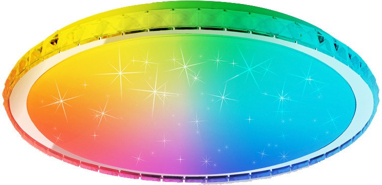 Припотолочная люстра Ambrella light Orbital RGB FF501 CH (хром)