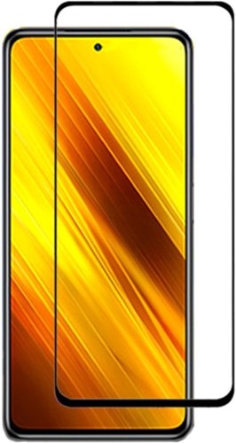 Защитное стекло KST Full glue для Xiaomi Poco M3 Pro (черное)