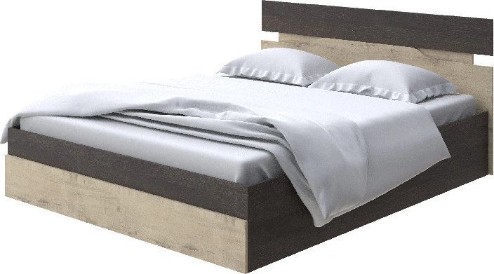 Кровать PROxSON Milton с ПМ 120x200 (дуб кантербери/бунратти)