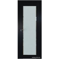 Межкомнатная дверь ProfilDoors 2.19U L 90x200 (черный матовый, стекло square матовое)