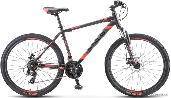 Stels Navigator 500 MD 26 F020 р.16 2021 (серый/красный) велосипед ...