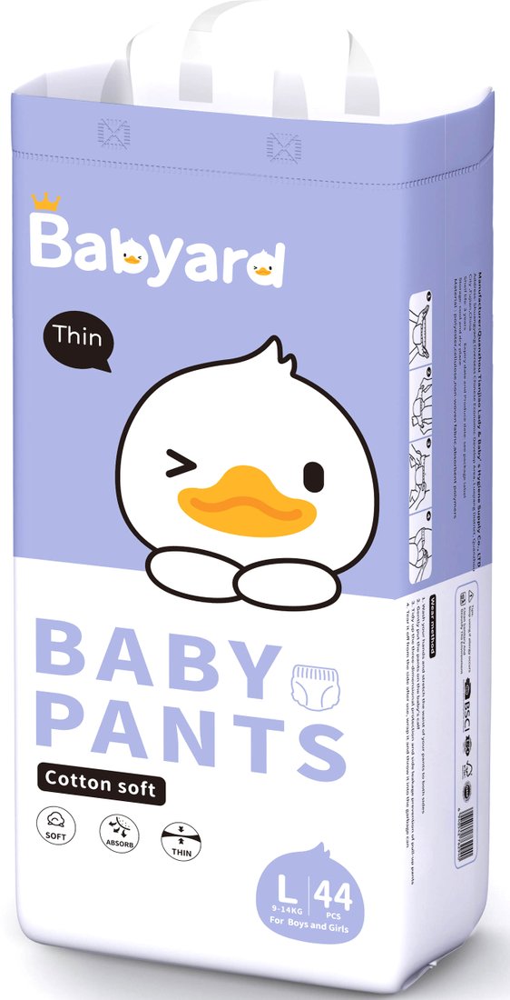 

Трусики-подгузники Babyard L 9-14 кг (44 шт)