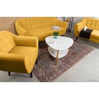 Диван Divan Роттердам-3 Velvet Yellow 85423 (желтый)