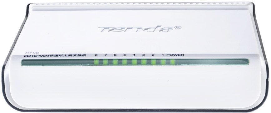 

Неуправляемый коммутатор Tenda S108