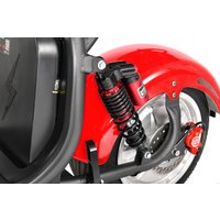 Электроскутер White Siberia CityCoco WS-Pro Max 3950W 21Ah (с красными брызговиками)