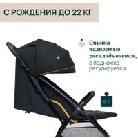 Коляска прогулочная «книга» Chicco Glee Uneven (Black)