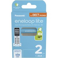 Аккумулятор Panasonic Eneloop Lite AAA BK-4LCCE/2CP DECT (2 шт)