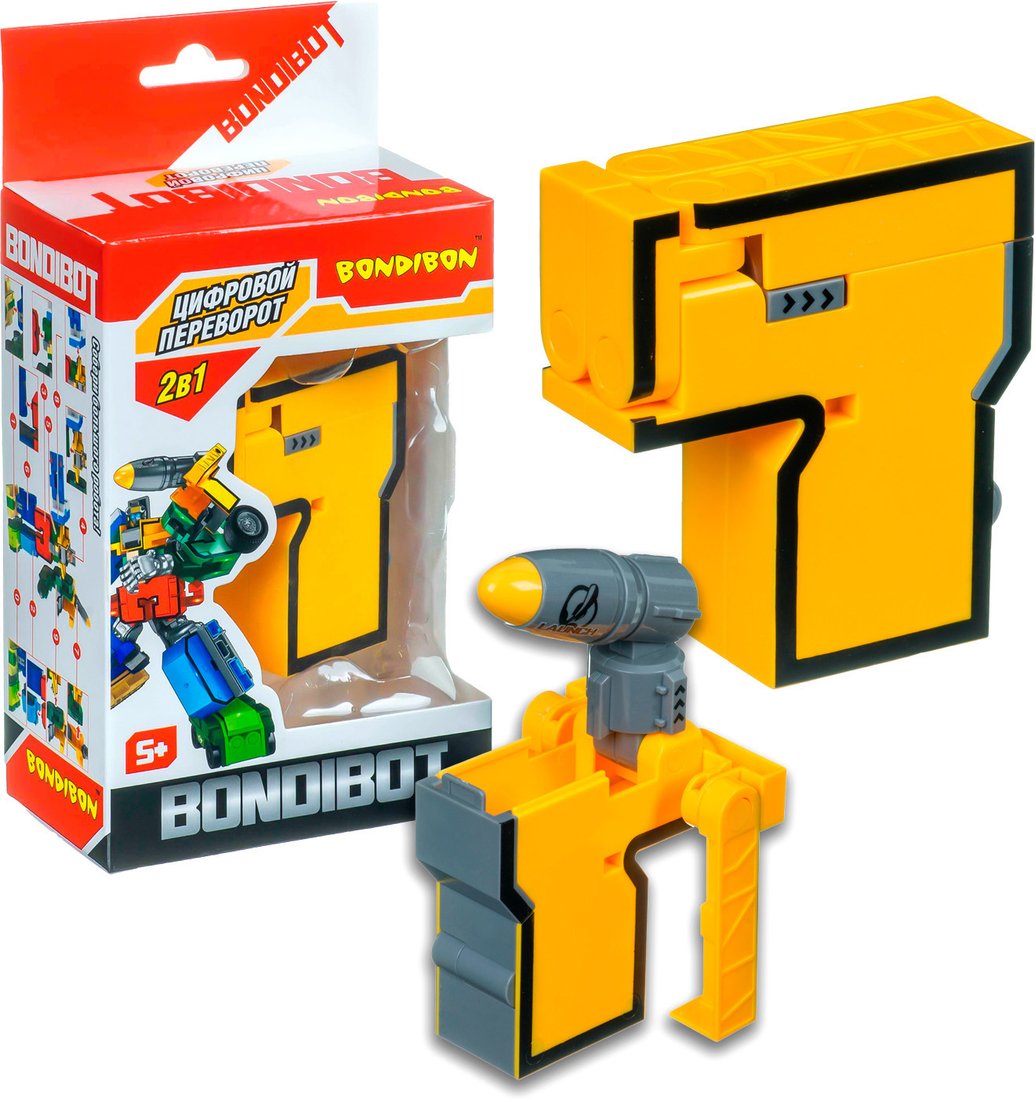 

Трансформер Bondibon Bondibot Цифра 7 ВВ4355