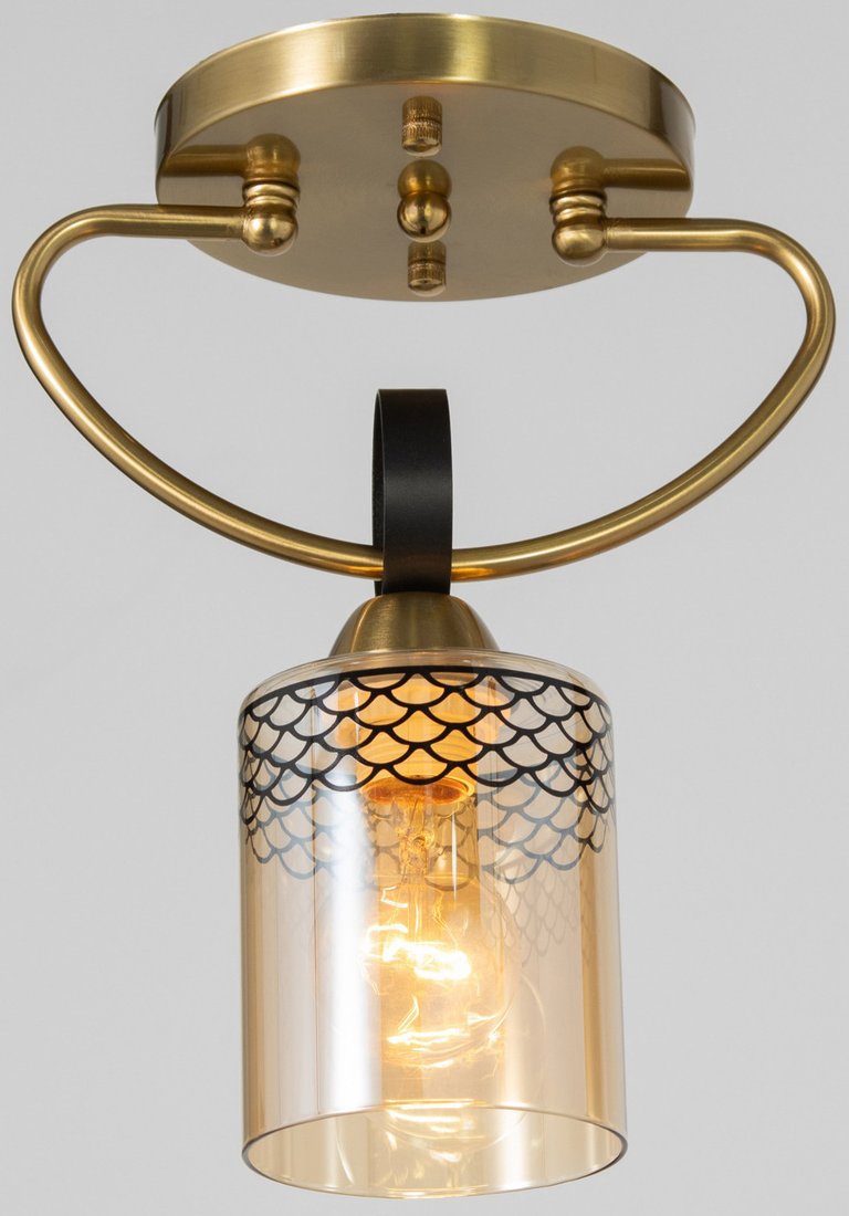 

Люстра средней высоты BayerLux Океан 10777402 (латунь)