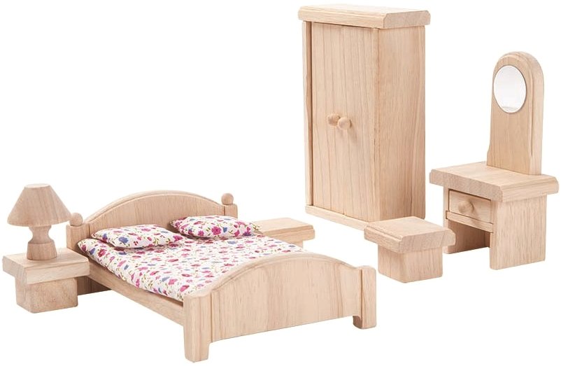 

Аксессуары для кукольного домика Plan Toys Спальня 9016