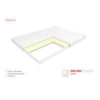 Ортопедический наматрасник ЭОС Топп 4 55x115 трикотаж