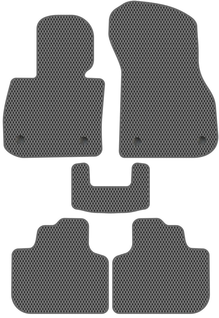 

Комплект ковриков для авто Alicosta BMW X1 sDrive II (suv / F48) 2015 - Н.В. (серый, ромб)