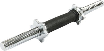 Гриф гантельный  Atlas Sport 25x350 мм 1.35 кг (полнотелый, с резиновой ручкой)