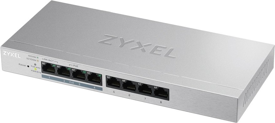 

Настраиваемый коммутатор Zyxel GS1200-8HP v2