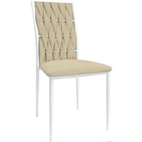 Стул Лидмаш SM-07 (белый/бежевый)