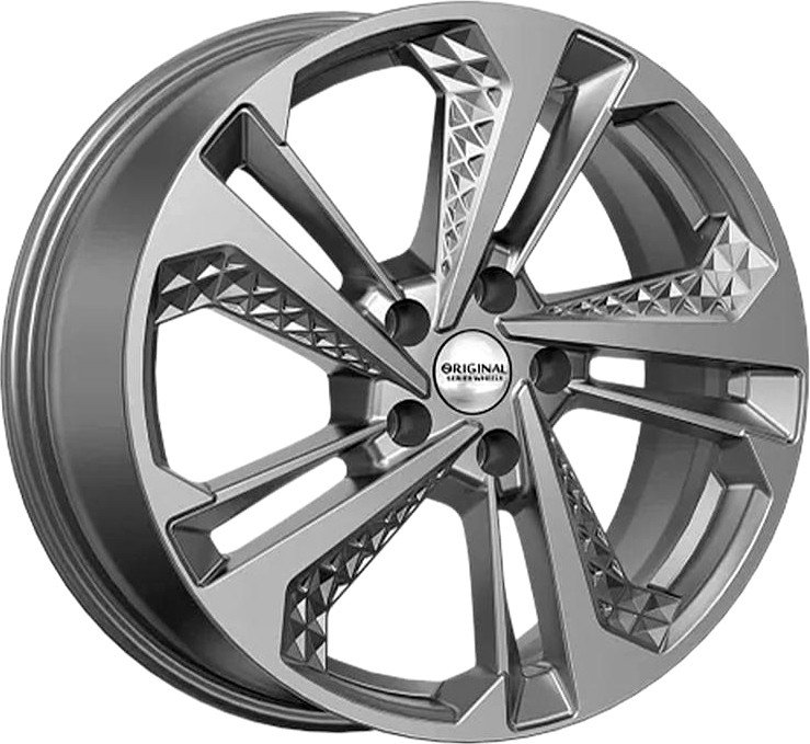 

Литые диски SKAD KL-1069 18x7" 5x114.3мм DIA 66.6мм ET 34мм Графит