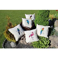 Декоративная подушка Matex Райская птица 01-485 (белый)