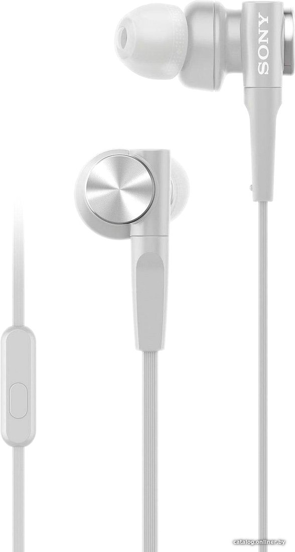 Наушники Sony MDR-XB55AP (белый)