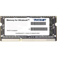 Оперативная память Patriot Memory for Ultrabook 8GB DDR3 SO-DIMM PC3-12800 (PSD38G1600L2S)