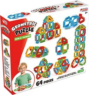 Конструктор Dede Geometric-пазл 03895