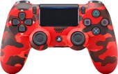 DualShock 4 v2 (красный камуфляж)