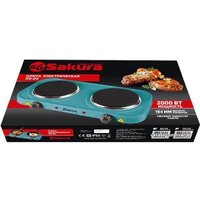 Настольная плита Sakura ПЭ-04 (бирюзовый матовый)