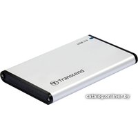 Бокс для накопителей 2.5" Transcend StoreJet 25S3 (серебристый)