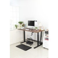 Стол для работы стоя ErgoSmart Manual Desk 1380x800x18 мм (альпийский белый/белый)