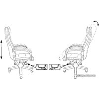 Офисное кресло Бюрократ T-9927WALNUT (горчичный)