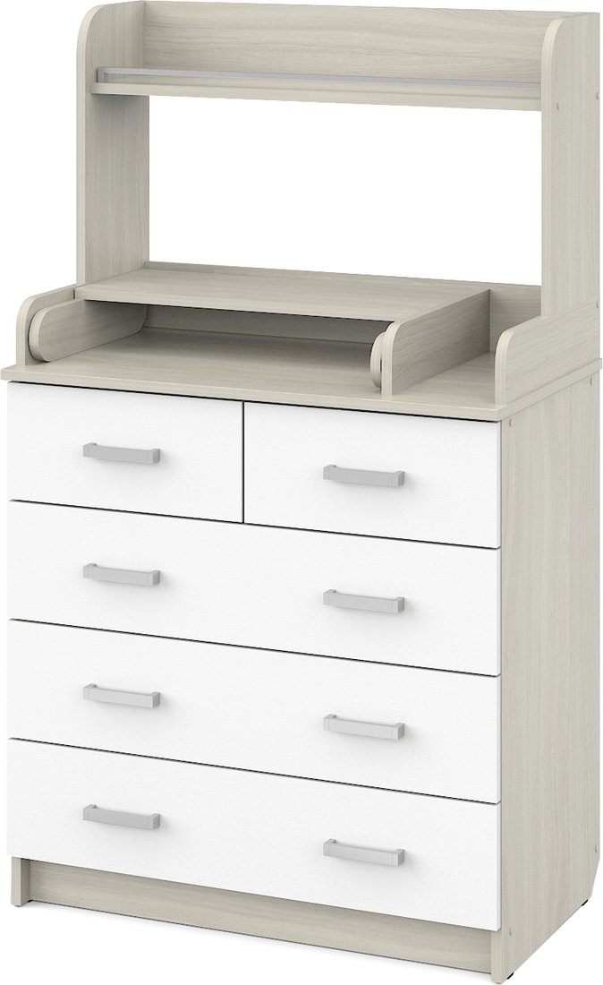 

Детский комод Атон Мебель Сириус-2 Полка 805 ЛДСП (шимо светлый/белый)