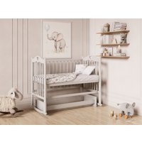 Классическая детская кроватка Incanto Sofi универсальная KR-0051/4-А (серый)