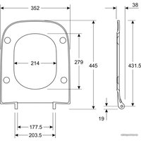 Унитаз подвесной Kolo Modo Pure Rimfree L33123000 (без сиденья)