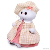 Классическая игрушка BUDI BASA Collection Кошечка Ли-Ли в летнем пальто в клетку LK24-100 (24 см)