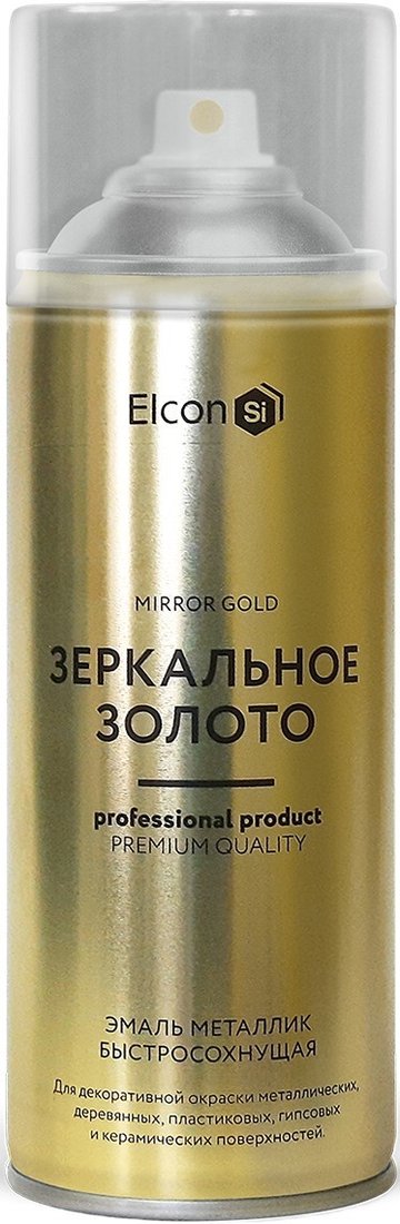 

Эмаль Elcon для декора и мебели Decor 0.52 л (зеркальное золото)