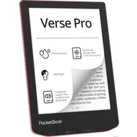 Электронная книга PocketBook A4 634 Verse Pro (страстно-красный)