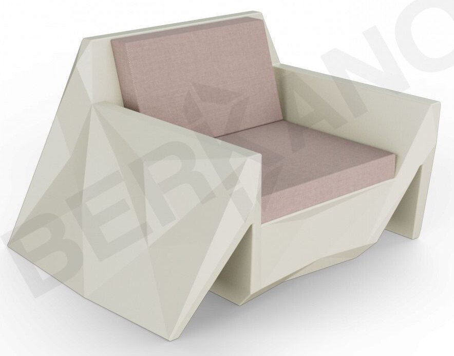 

Кресло Berkano Quaro с подушками 230_030_12 (бежевый/кофейный)