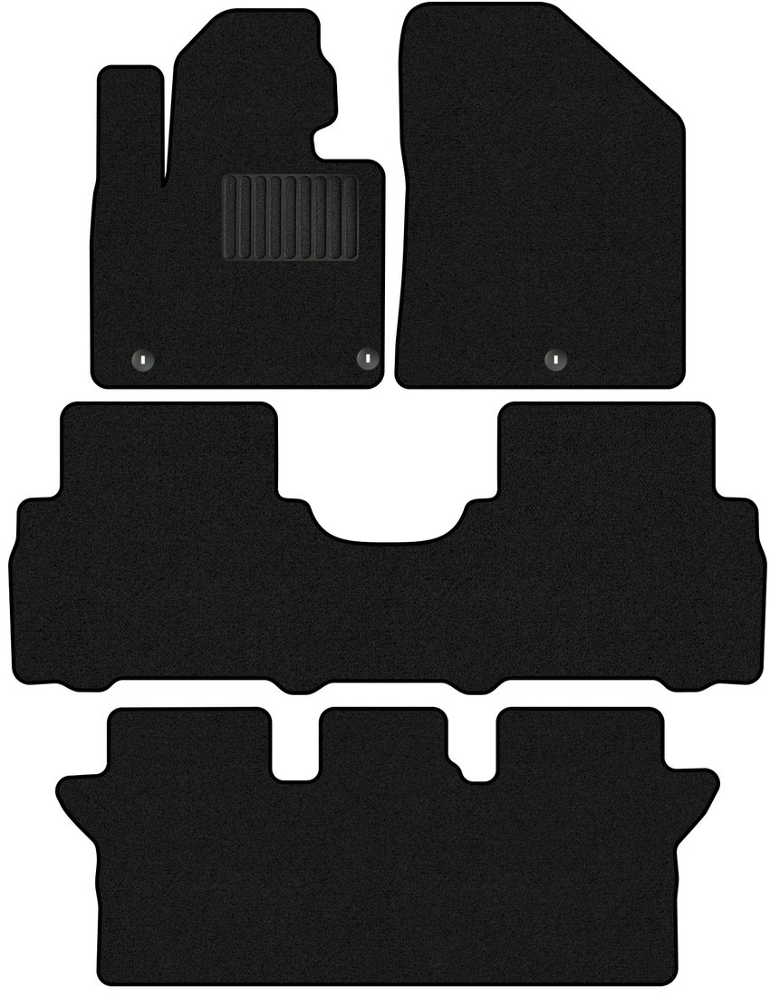 

Комплект ковриков для авто Alicosta Kia Sorento Prime III (suv 7 мест / UM) +3 ряд 2014 - 2020 (ворс)