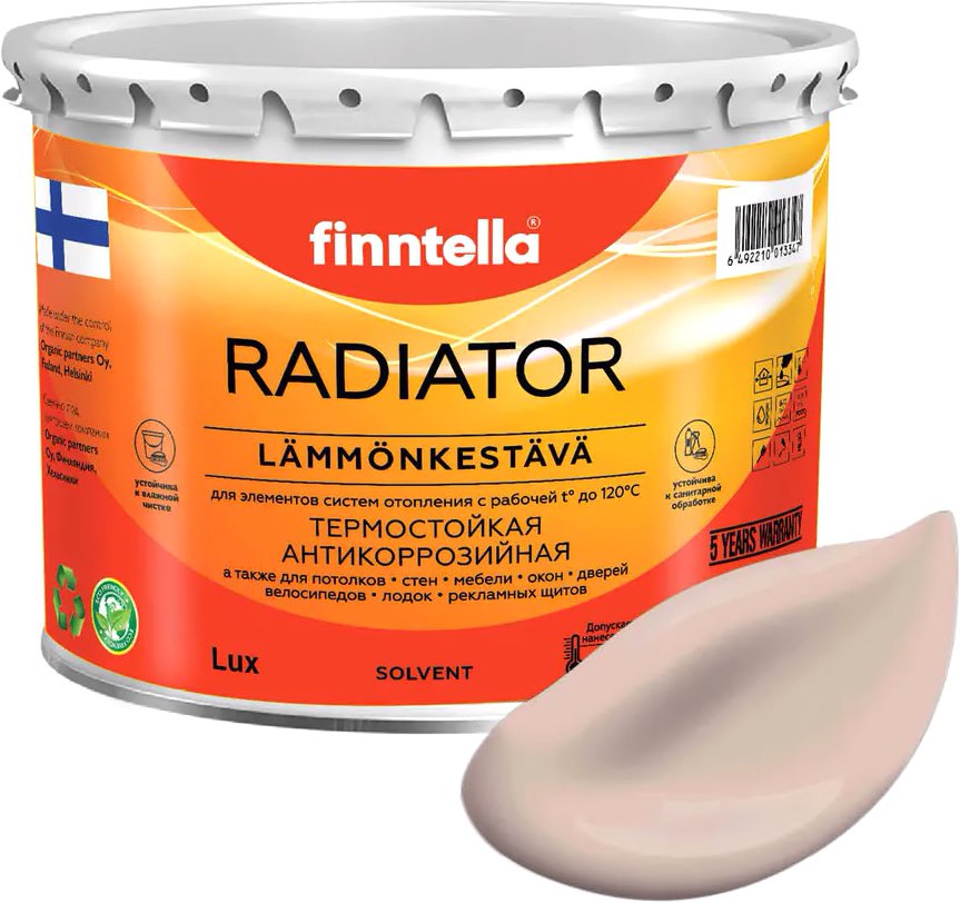 

Краска Finntella Radiator Kerma F-19-1-3-FL103 2.7 л (светло-бежевый)