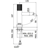 Смеситель Paffoni Jo JO131CR