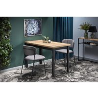 Кухонный стол Halmar Cobalt 120/68 (дуб вотан/черный)