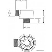 Шланговое подключение ZorG AZR 4 BR