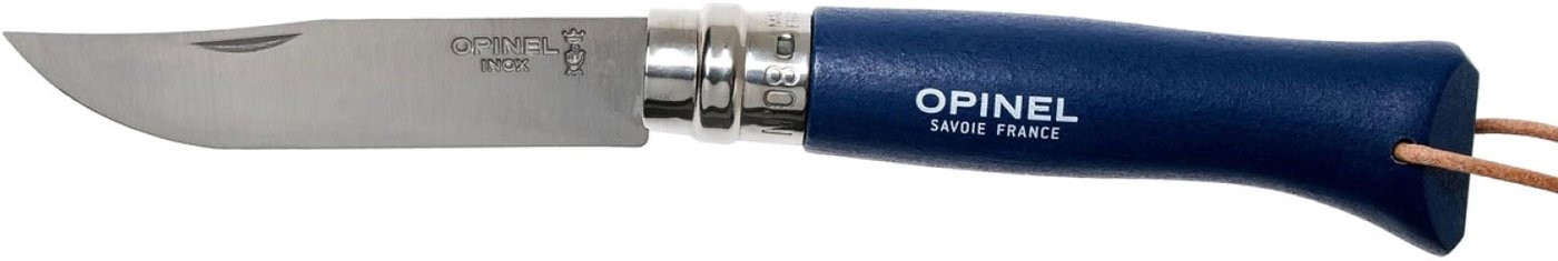 

Складной нож Opinel N°8 Trekking нержавеющая сталь (синий)